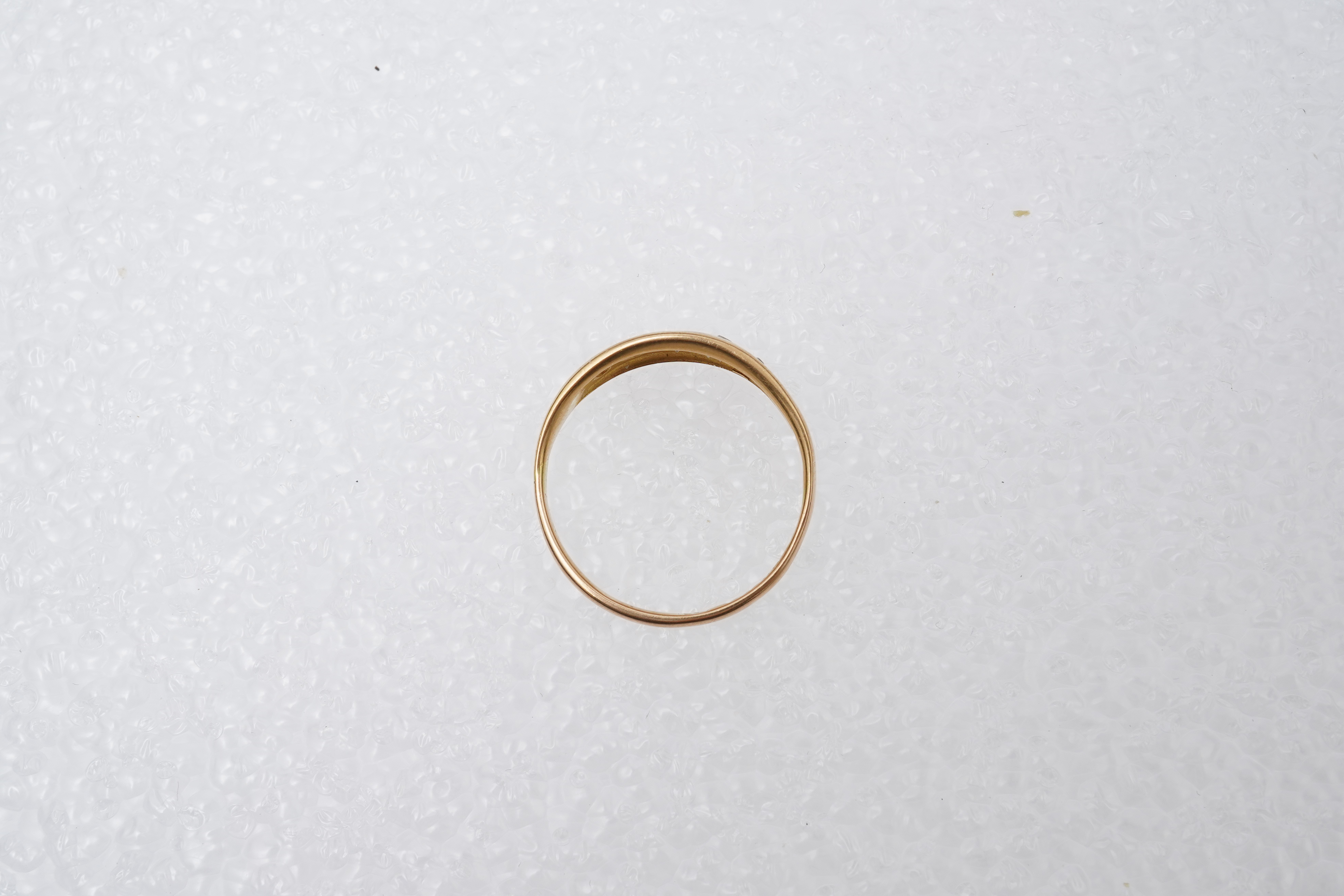 A diamond five-stone ring, early 20th century